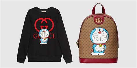 gucci capsule|Gucci doraemon capsules.